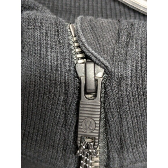 Lululemon Womens Scuba 1/2 Zip Jacket Sweatshirt Size 8 Black - Picture 5 of 11